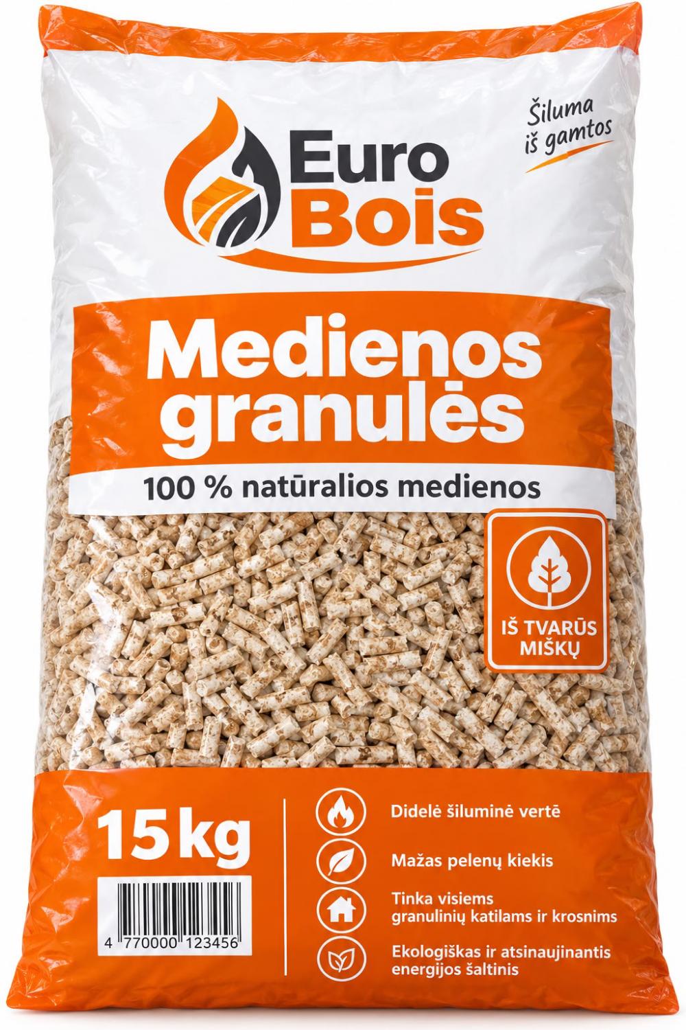 Granulés de bois 15 kg